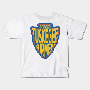 Tuskegee Airmen National Historic Site name arrowhead Kids T-Shirt